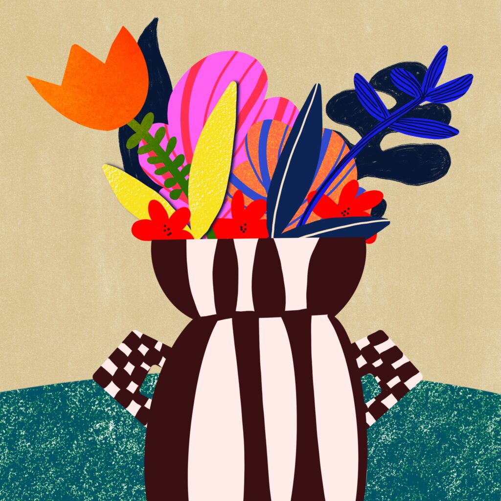 Ici on crée des univers pour marques positives, objets et environnements déprimés 